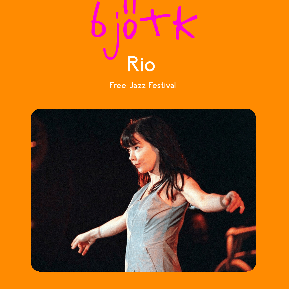 Vídeo – Bjork Live @ Free Jazz Festival&nbsp;(13/10/1996)