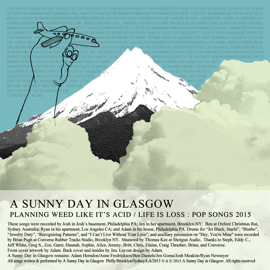 A Sunny Day In Glasgow –  Planning Weed Like It’s Acid / Life Is Loss&nbsp;(2015)